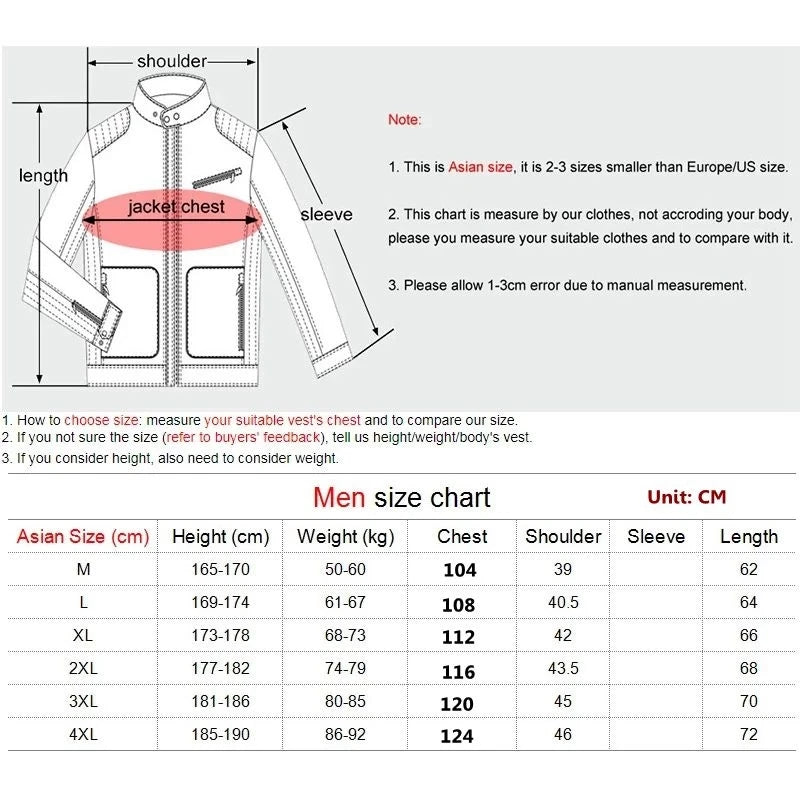 Mens Vest Jacket Warm Sleeveless Jackets Winter Waterproof Zipper