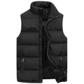 Mens Vest Jacket Warm Sleeveless Jackets Winter Waterproof Zipper