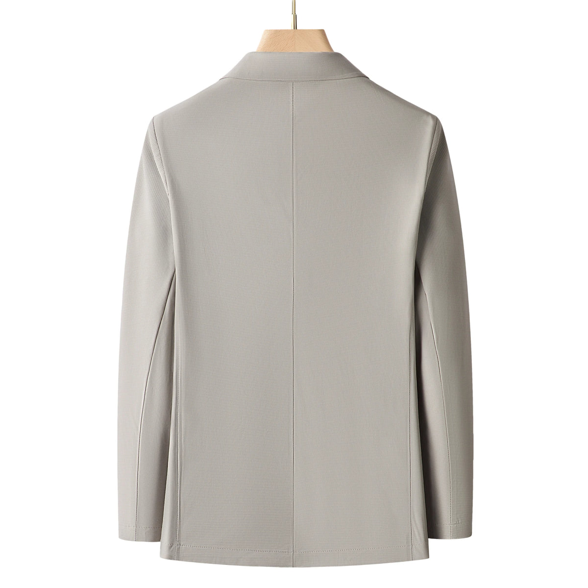 Minimalist Men Casual Blazer Ice Silk Nylon Spandex Seamless High Stretch Sun Protection Cooling Summer Breathable Tech Jacket