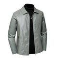 Men Spring Autumn Winter New PU Leather Jackets Men Stand Up Collar Cardigan New Motorcycle Leather Jacket Casual Leather Jacket